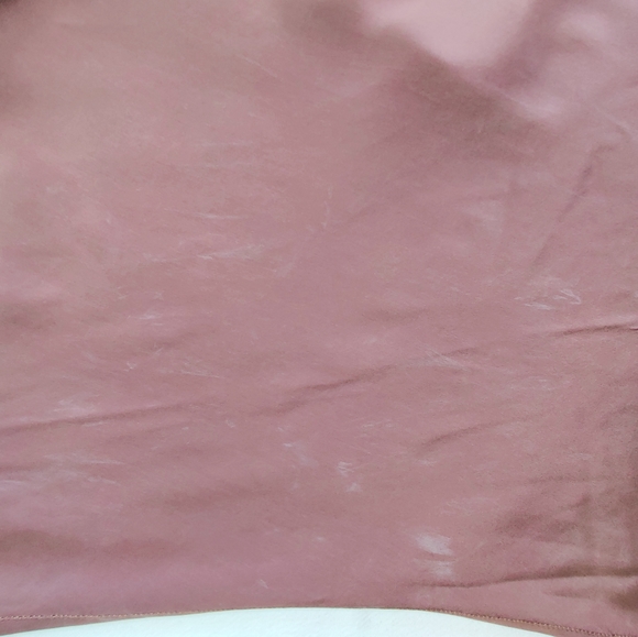 Vintage 1930-40s Art Deco Brown Bias Cut Silk/Lace Slip Dress - Picture 11 of 12